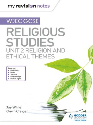 cover image of My Revision Notes WJEC GCSE Religious Studies